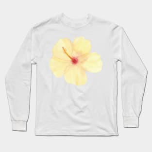 Aloalo, floral watercolor painting Long Sleeve T-Shirt